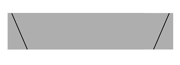 La trappe doit être légèrement plus longue que le diamètre intérieur du tuyau.