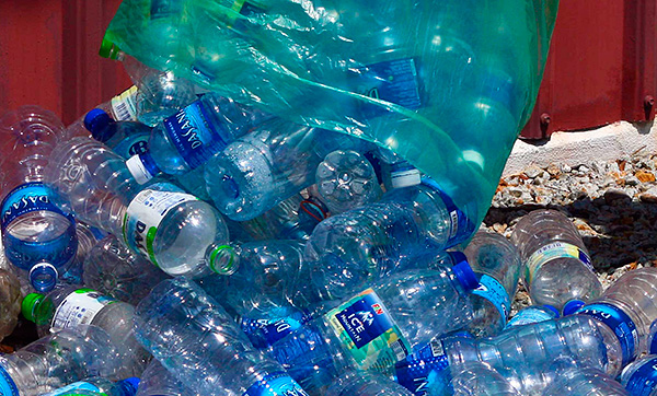 Les bouteilles en plastique, dispersées en abondance dans la maison de campagne, peuvent parfois effrayer les taupes avec leur crack.