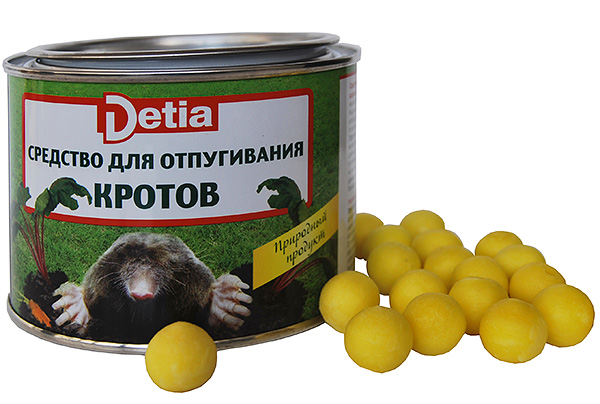 Balles anti-taupes Detia