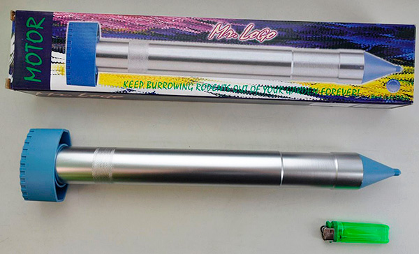 Un autre exemple de repousse taupe