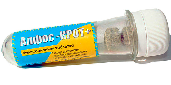 Comprimés de fumigation de taupes Alfos