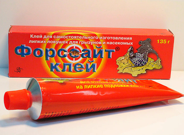 Adhésif pour la fabrication de pièges collants pour les rongeurs et les insectes Forssayt.