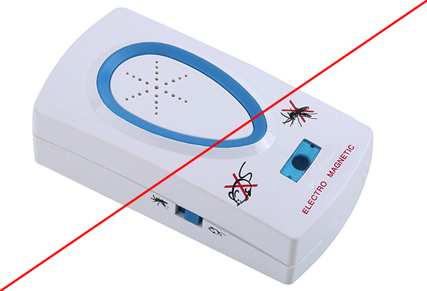 Un exemple de ce qu'on appelle répulsif électromagnétique des insectes et des rongeurs.