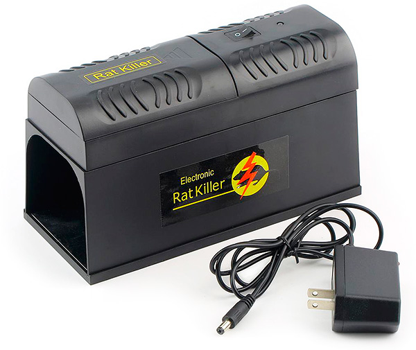 Les pièges électriques à rats tuent les rats et les souris avec un courant de haute tension.