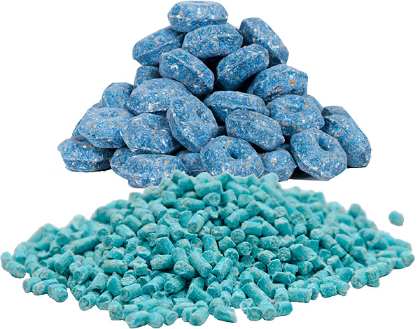 Le poison pour rats Storm est facile à doser et reste attrayant pour les rats et les souris pendant longtemps.